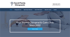 Desktop Screenshot of carrollfamilychiropractic.net